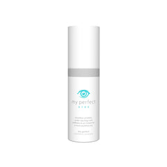 My Perfect Eyes bottle closeup highlighting instant wrinkle smoothing