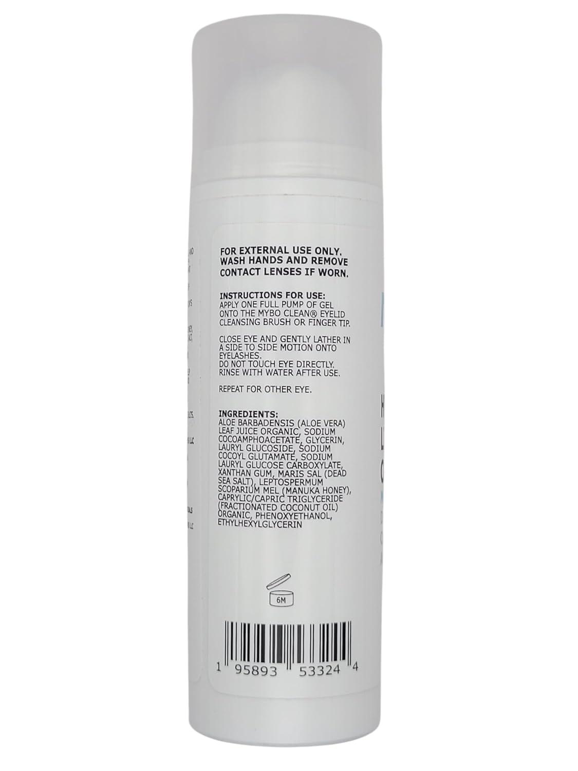 Myboclean eyelid cleansing brush with gel shows enhanced effectiveness when used together.
