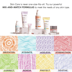 MyChelle Fruit Enzyme Hydrating Mist applied on face for softer skin