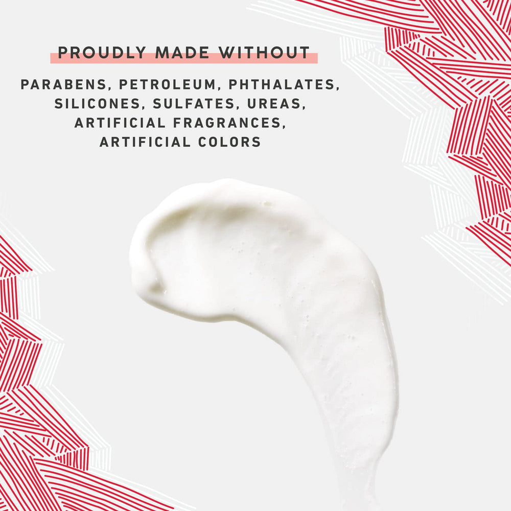 MyCHELLE Fruit Enzyme Scrub pour shot illustrating easy application and even distribution.