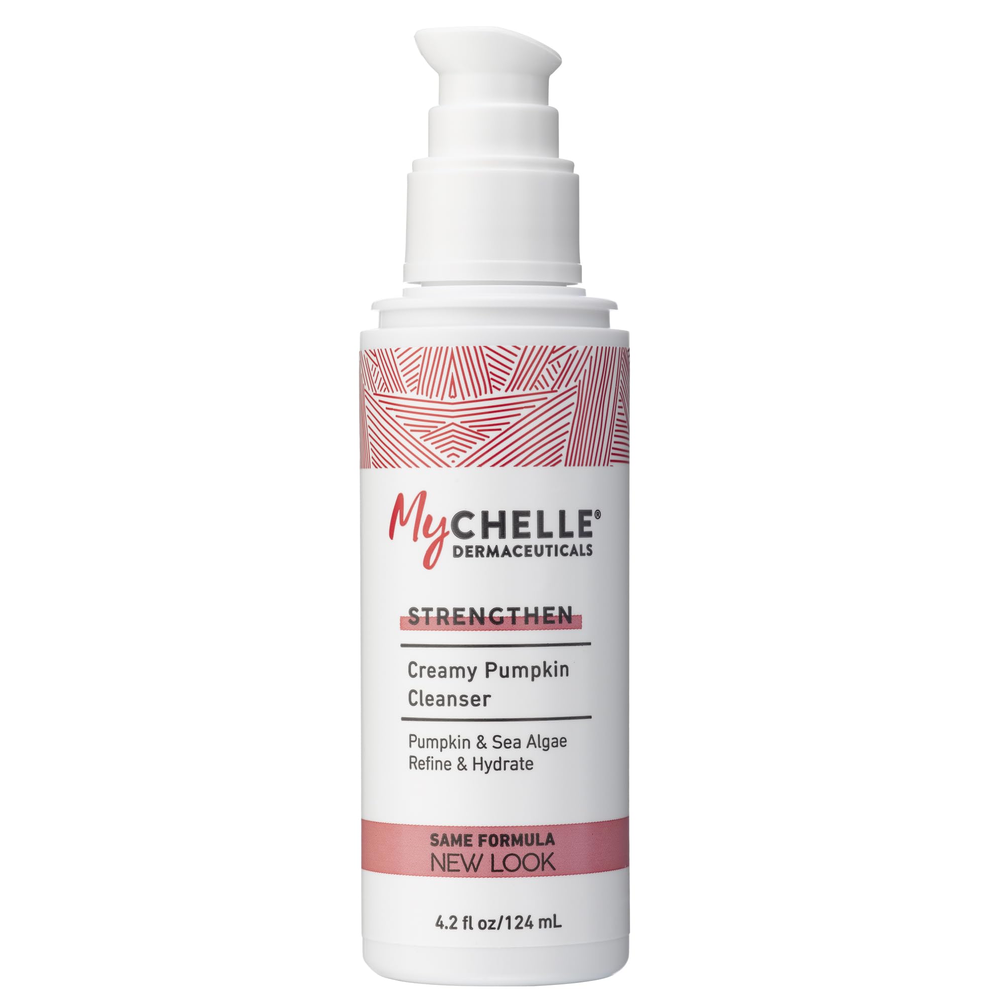 MyCHELLE Pumpkin Cleanser bottle ready for daily cleansing