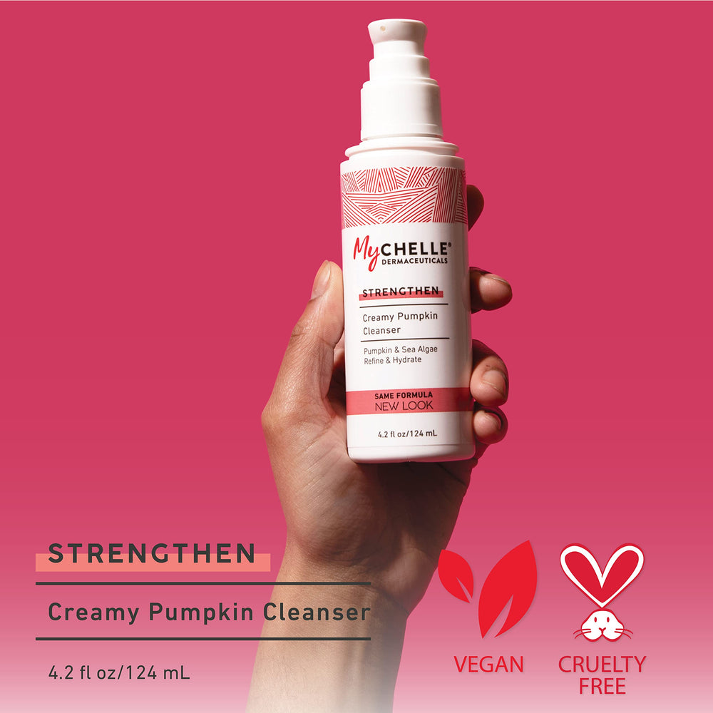 Cloudberry extract in MyCHELLE cleanser highlighting antioxidants