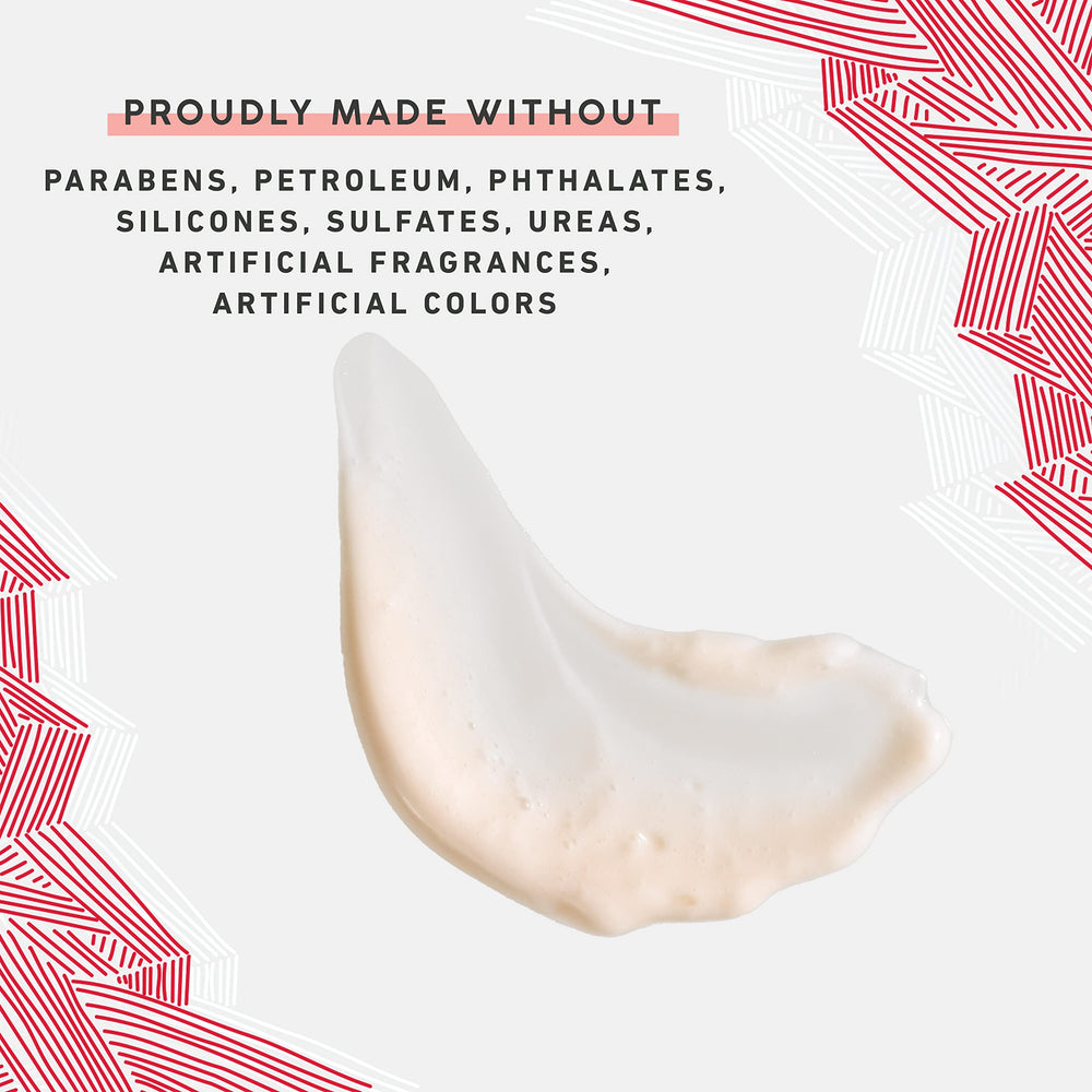 Creamy foam lather providing gentle cleansing on skin