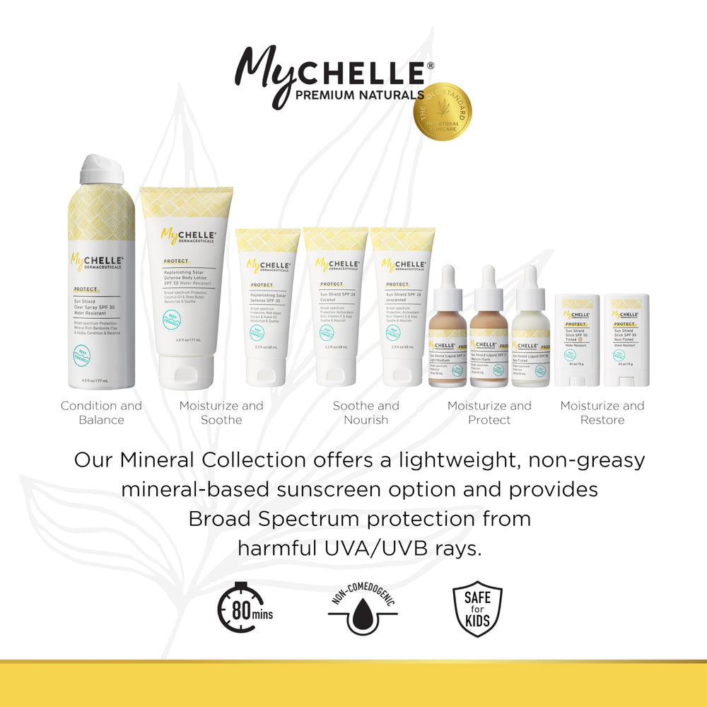 MyChelle Sun Shield Clear Spray supports daily protection without harsh chemicals