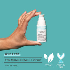 MyChelle rose hip oil detail highlights nourishing ingredients for soft skin.