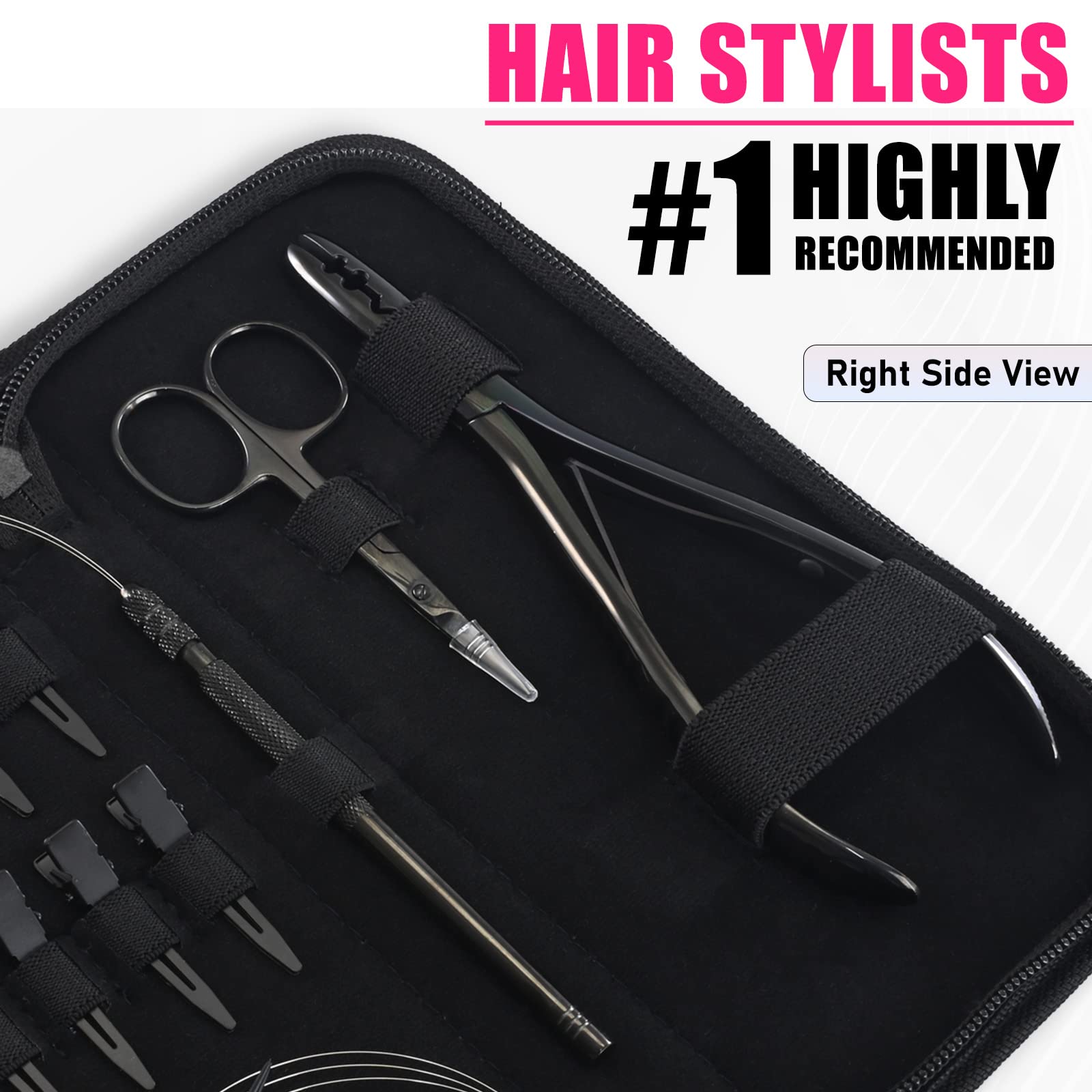 My Hair Tools 12-piece hair sectioning clips for secure sections