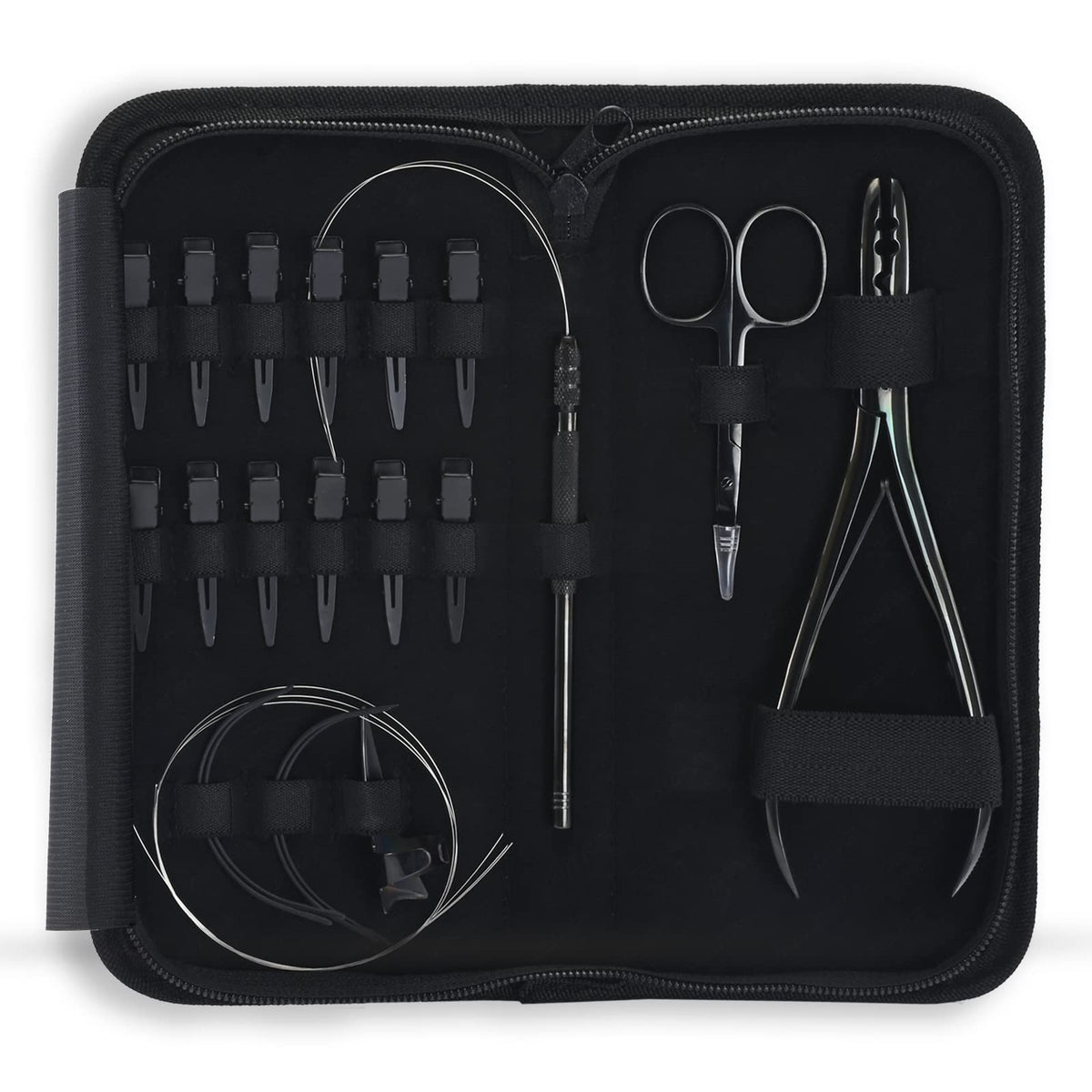 My Hair Tools 2-hole microlink opener and crimping pliers for precise bead handling