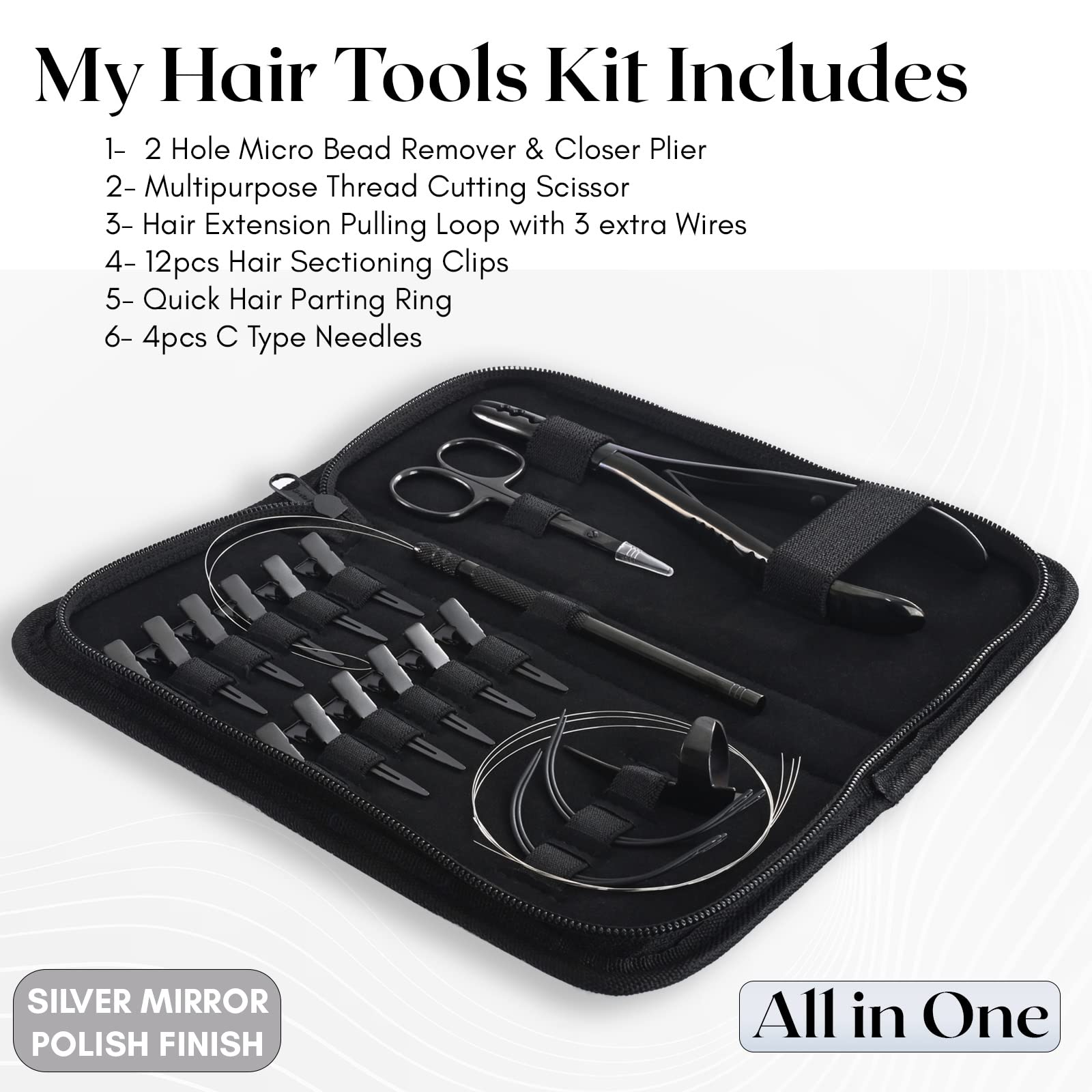 My Hair Tools mini thread-cutting scissor for clean trims