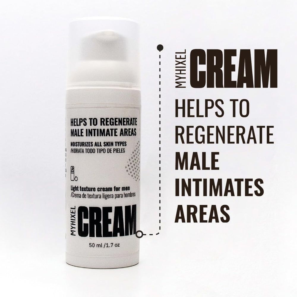 Aloe vera soothing leaves beside cream for sensitive intimate areas.