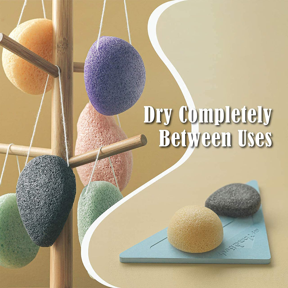 MyHomeBody konjac sponge for facial cleansing routine