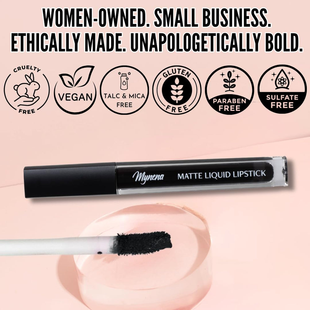 Mynena Vegan Cruelty-Free logo highlights ethical formula