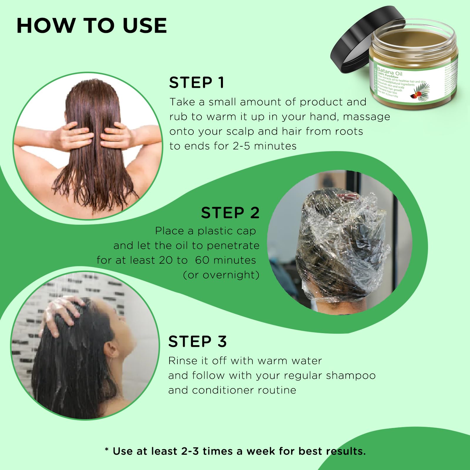 Mysense Batana Oil skin moisture application scene.