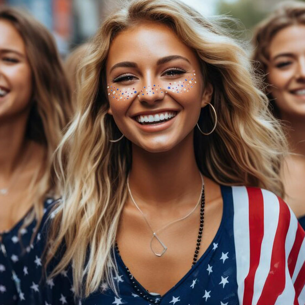 Mysense kid-friendly adhesive makes patriotic accessories safe for kids and adults
