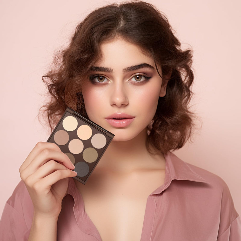 MYSTER ROSEY cruelty-free vegan palette ideal for sensitive eyes.