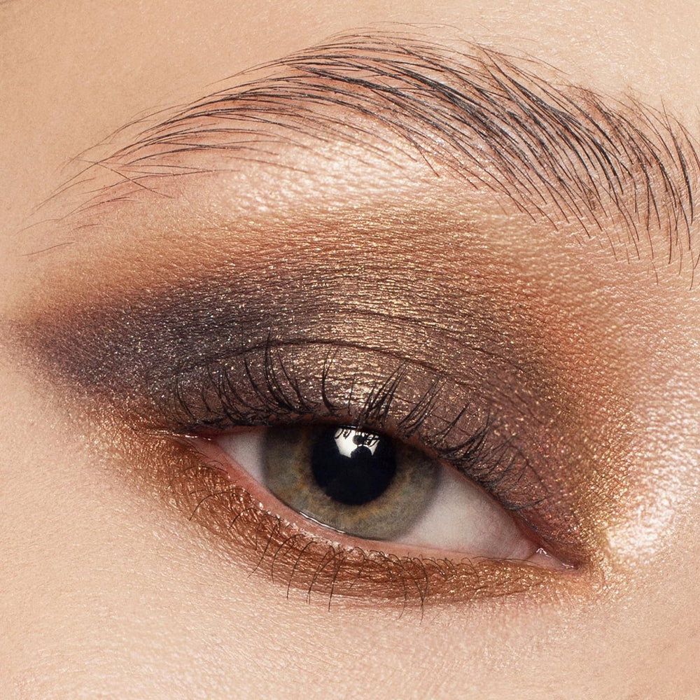 Nine-shade matte palette blends smoothly for seamless neutral eye looks