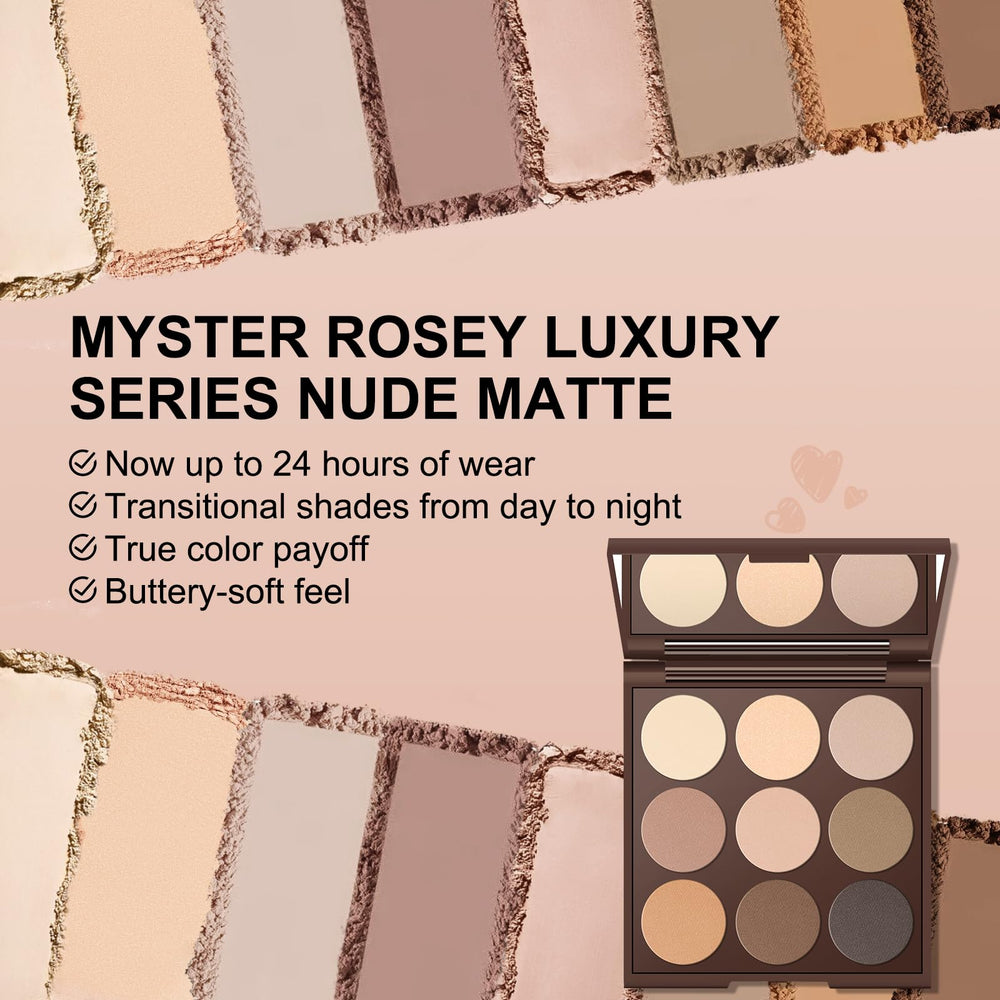 MYSTER ROSEY waterproof formula stays put through day and night.