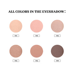 MYSTER ROSEY Nudes 2 Series swatches reveal rich pigments and diverse nude tones.