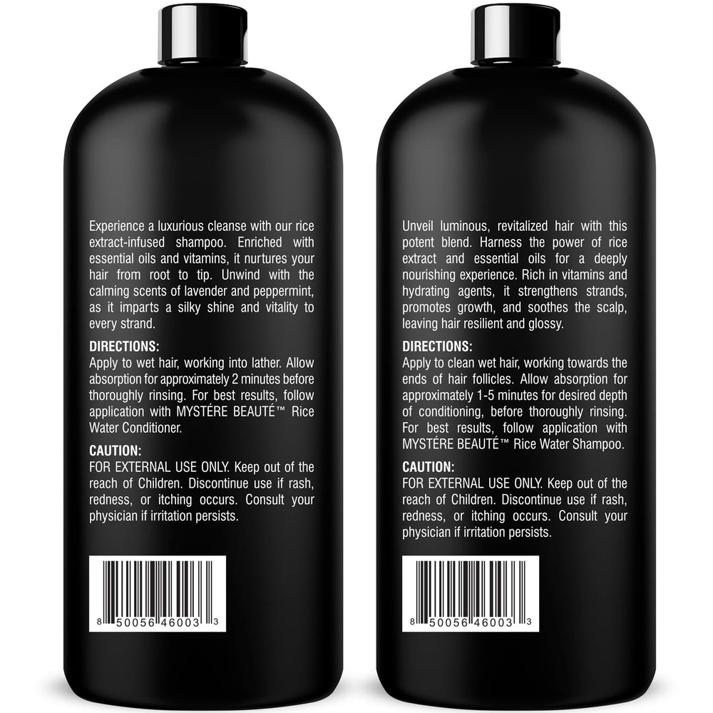 MYSTÉRE BEAUTÉ hair after wash appears soft and frizz-free