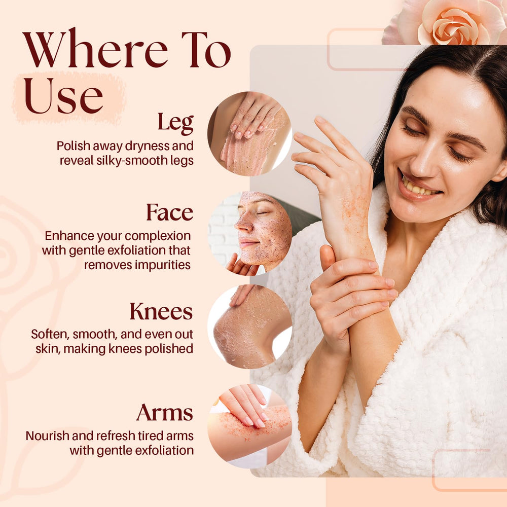 Mystère Beauté Himalayan Salt Scrub versatile for body, scalp, hands, or feet.