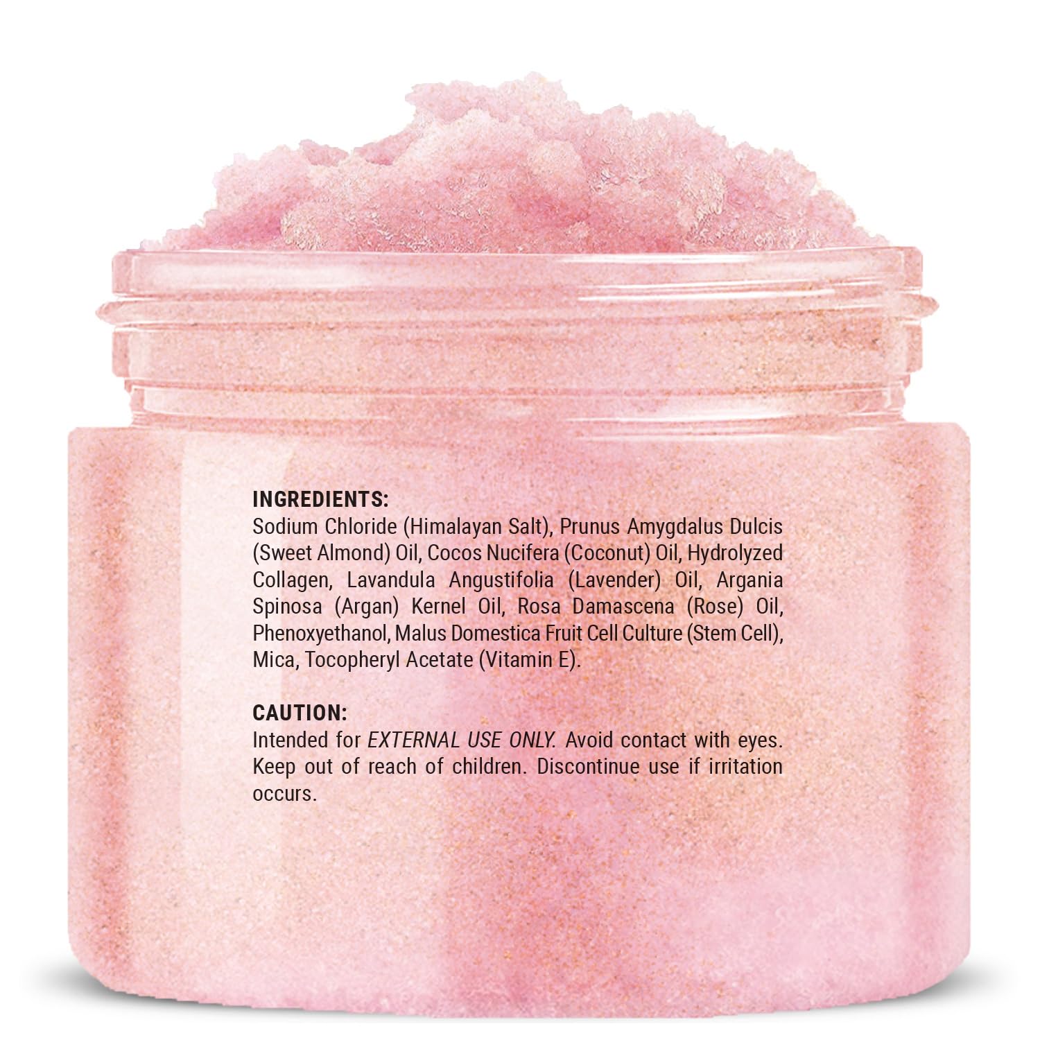 Mystère Beauté Himalayan Salt Scrub improves texture and smoothness with mineral-rich salt.