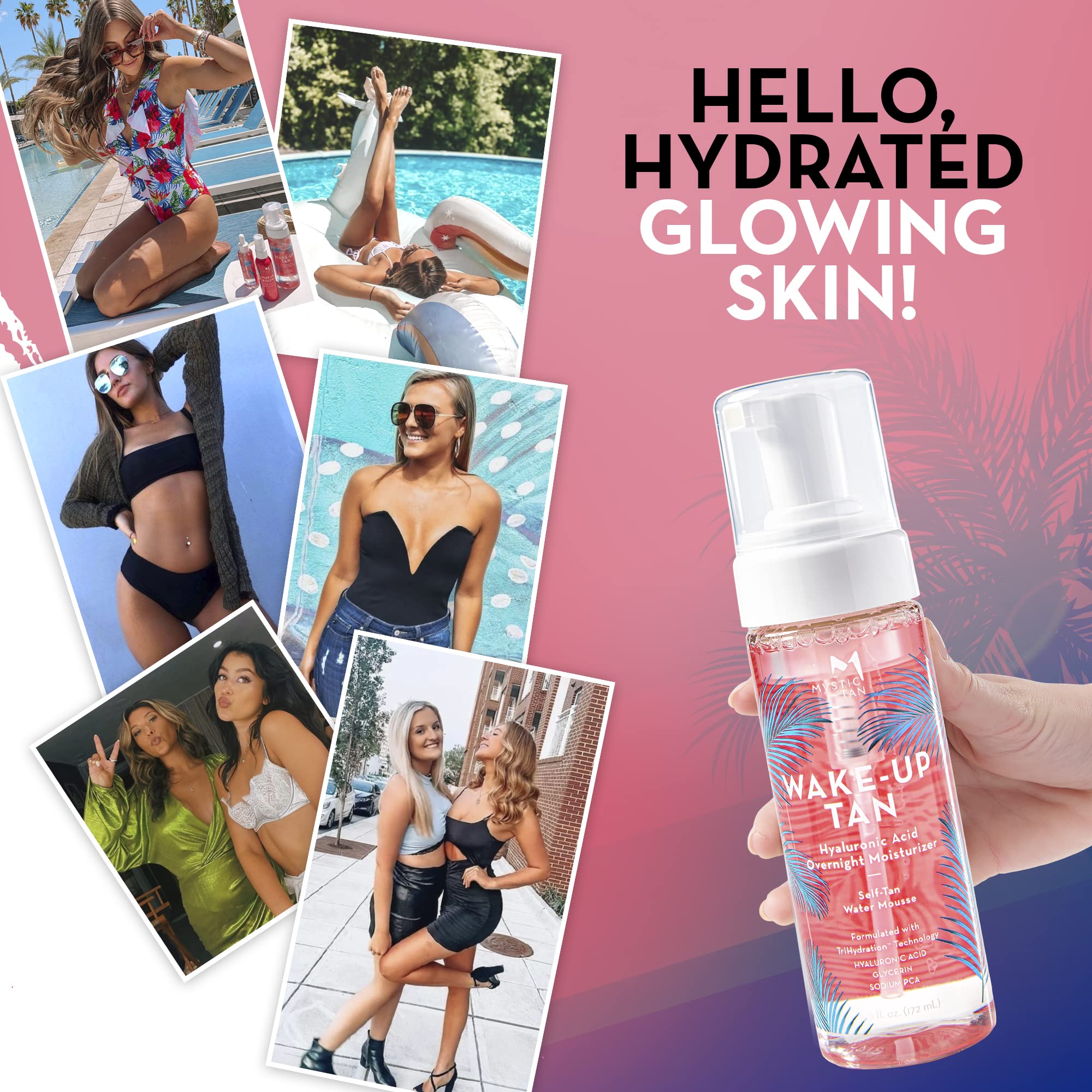 Mystic Tan Wake-Up Tan overnight hydration helps skin feel nourished.