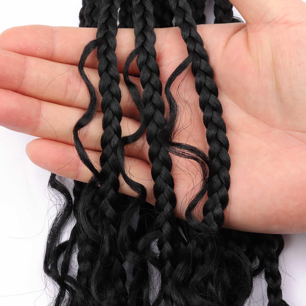 Mytarku anti frizz mousse helps keep braids neat and polished.