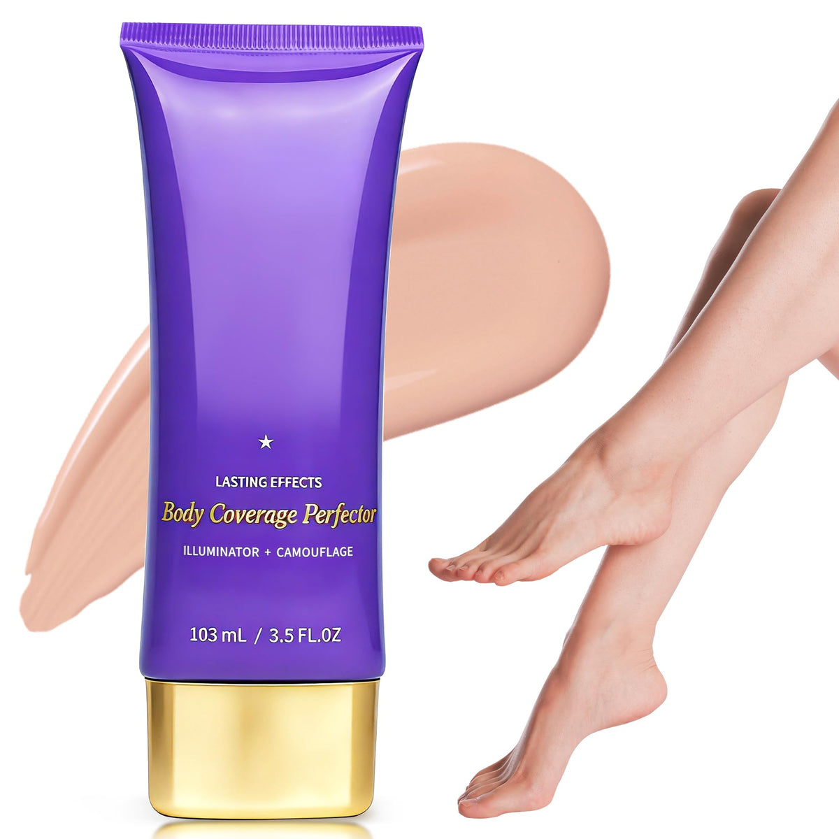 MyTend Body Coverage Perfector packaging, highlighting full coverage and waterproof potential.