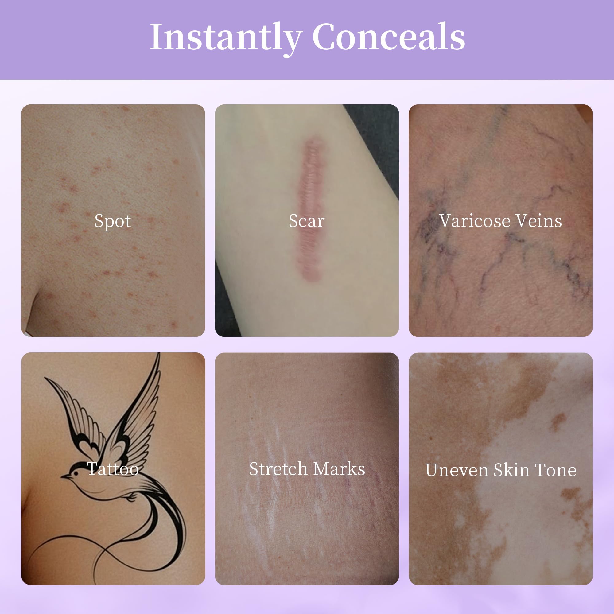 MyTend tattoo cover up makeup bronze long-wear-formula stays put for hours.