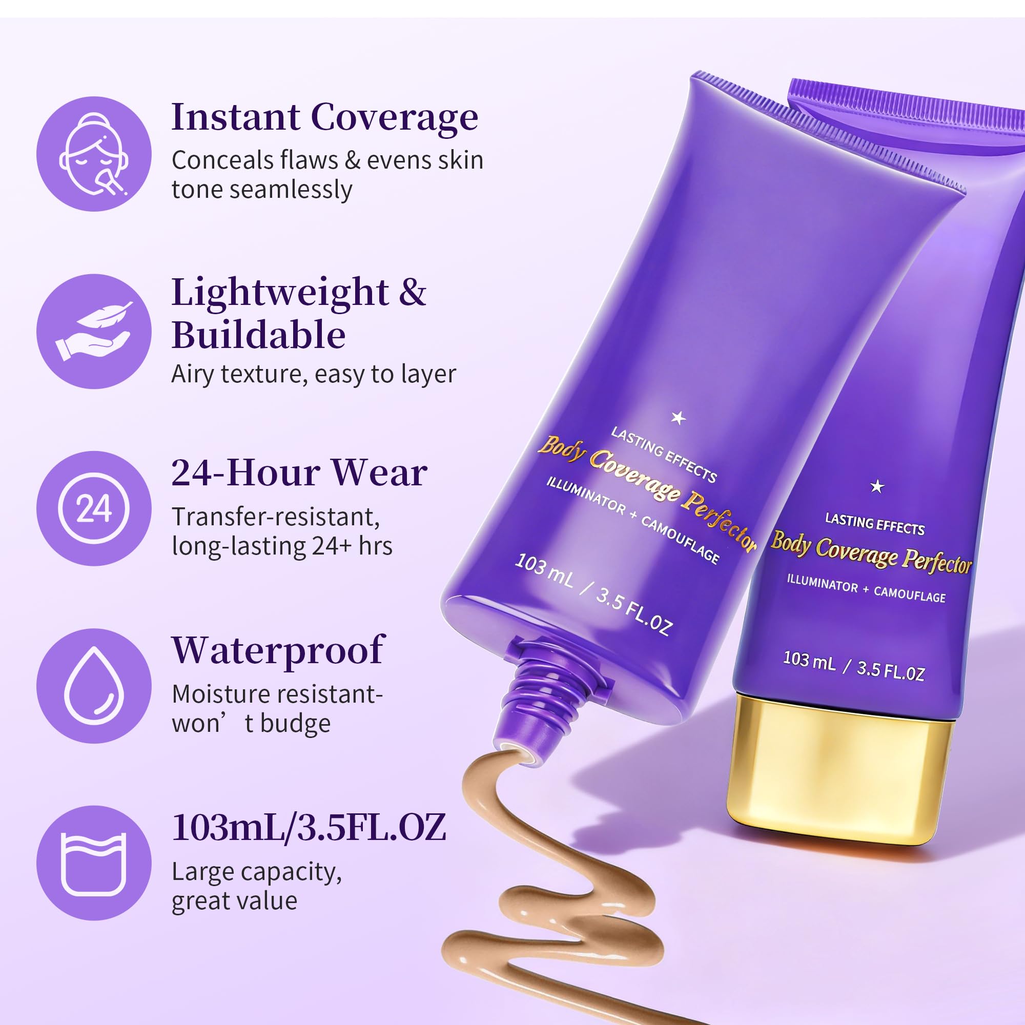MyTend tattoo cover up makeup bronze swatches demonstrate shade blending for natural skin tones.