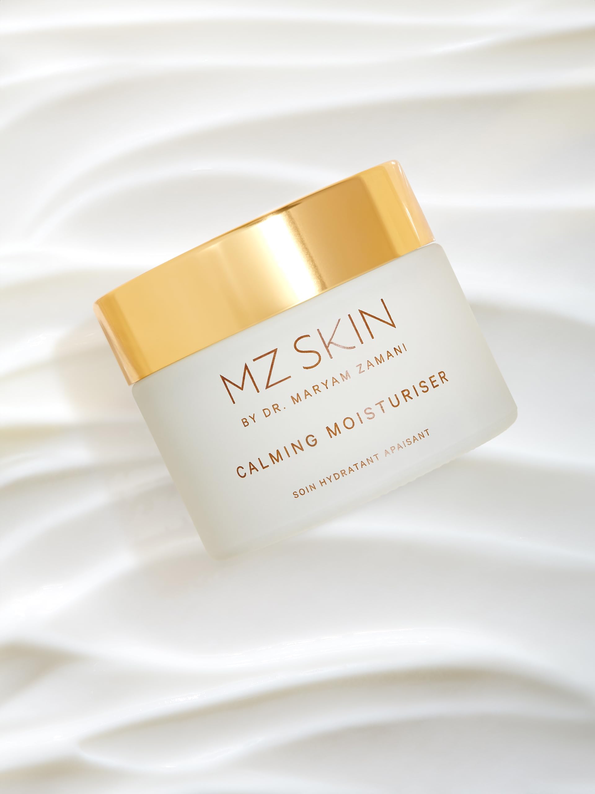 MZ Skin Daily use application on clean face for gentle hydration