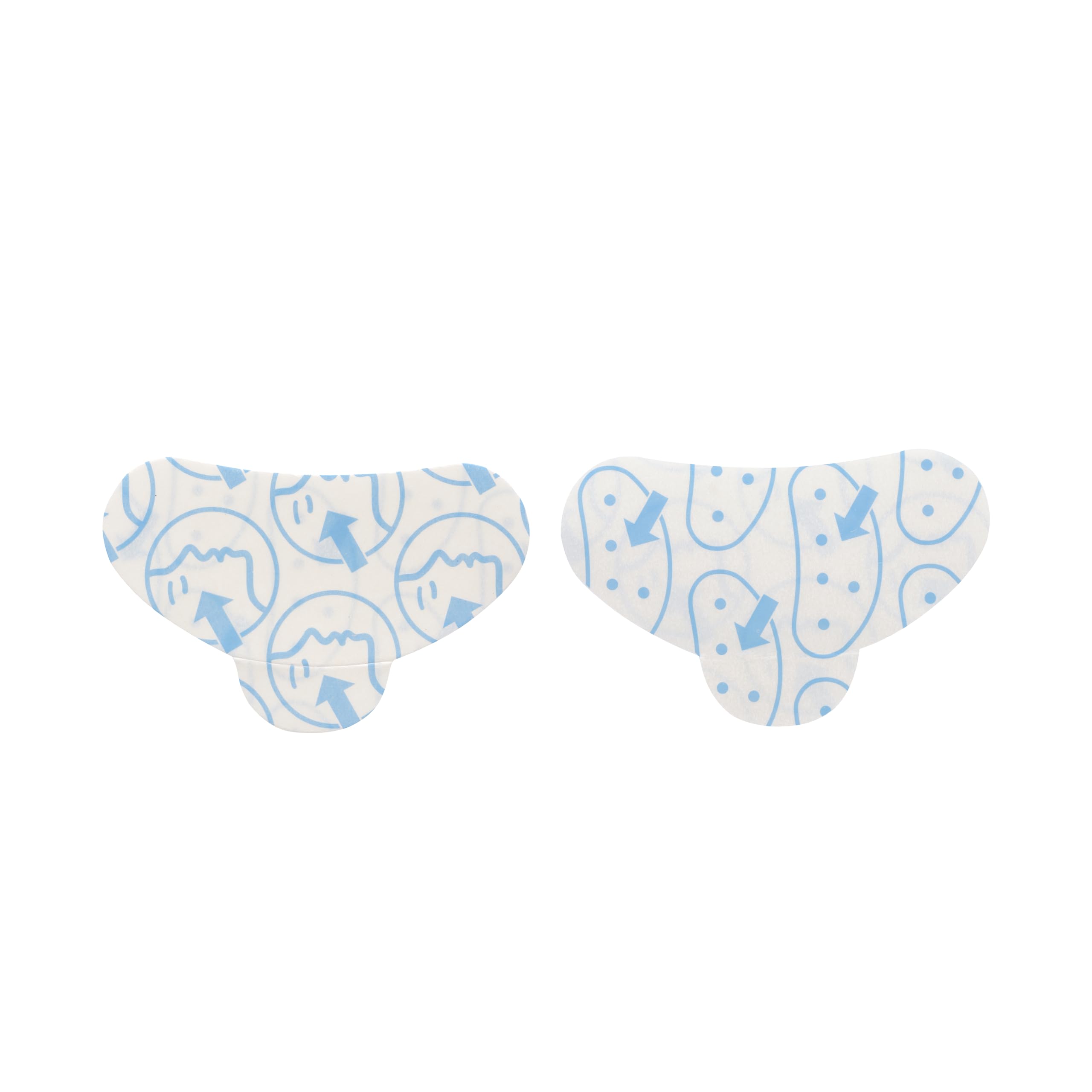 MZ Skin Lightmax MiniPro eye-area patch close-up showing comfortable adhesion for LED sessions