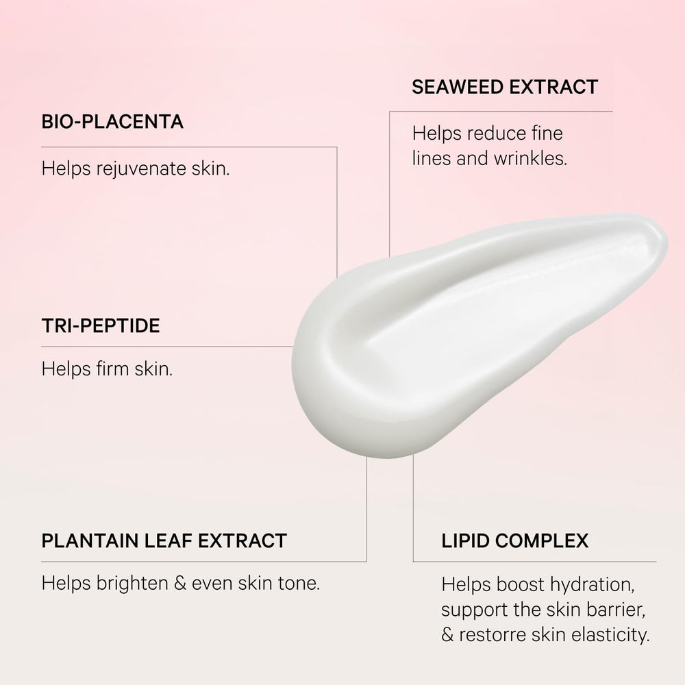 Elegant packaging of MZ SKIN Reviving Bio-Placenta Serum for night use.