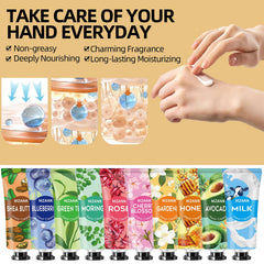 MZANK 14-pack hand cream with gardenia scent quick-absorbing hydration