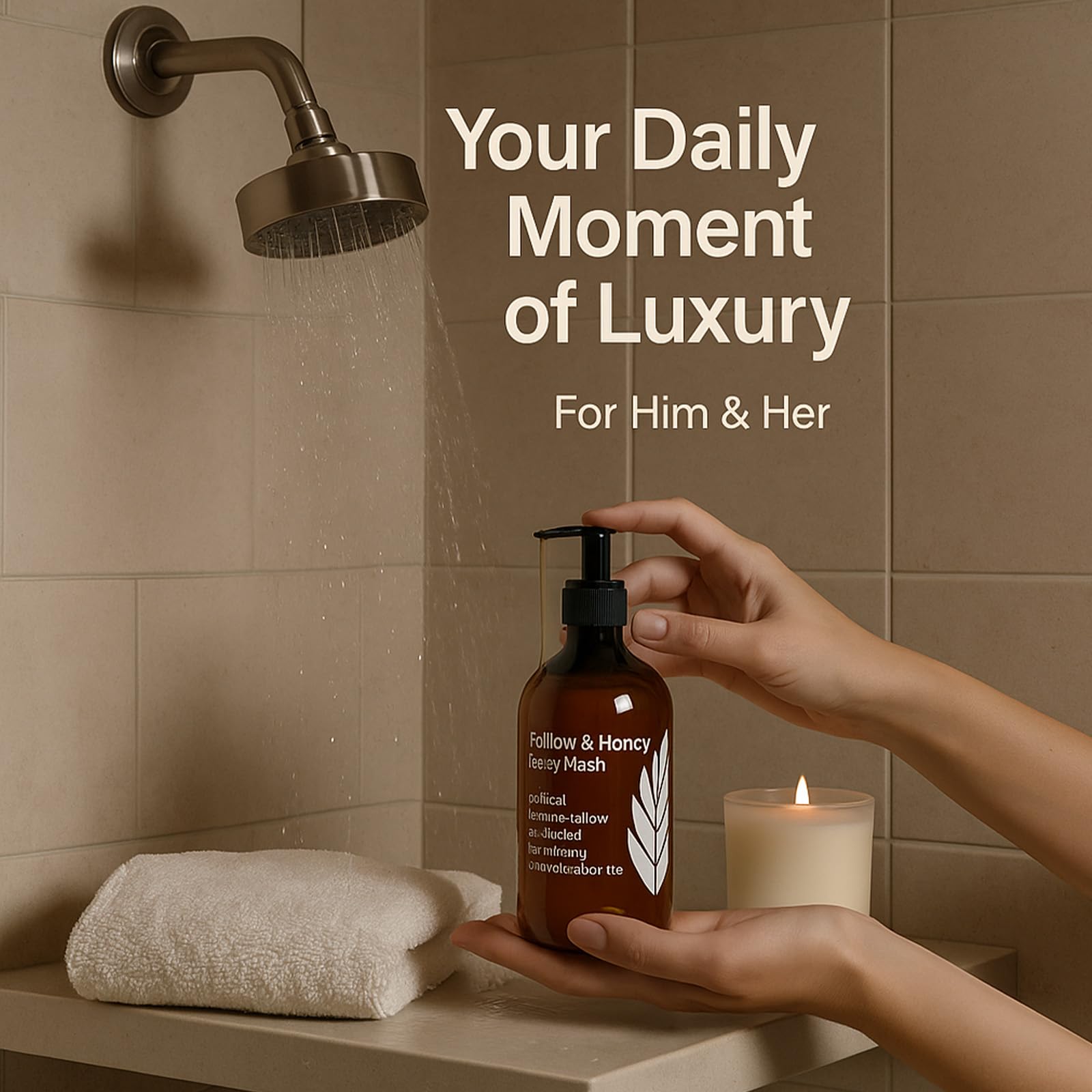 MZXDXZE Tallow and Honey Body Wash grass-fed tallow close-up for premium sourcing