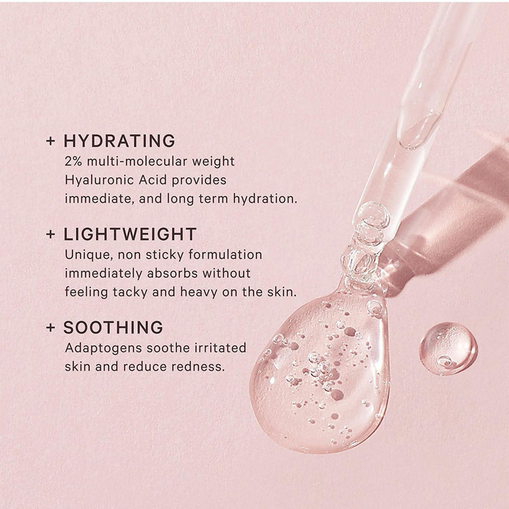 MZ Skin Hyaluronic Serum pump application for easy skincare routine