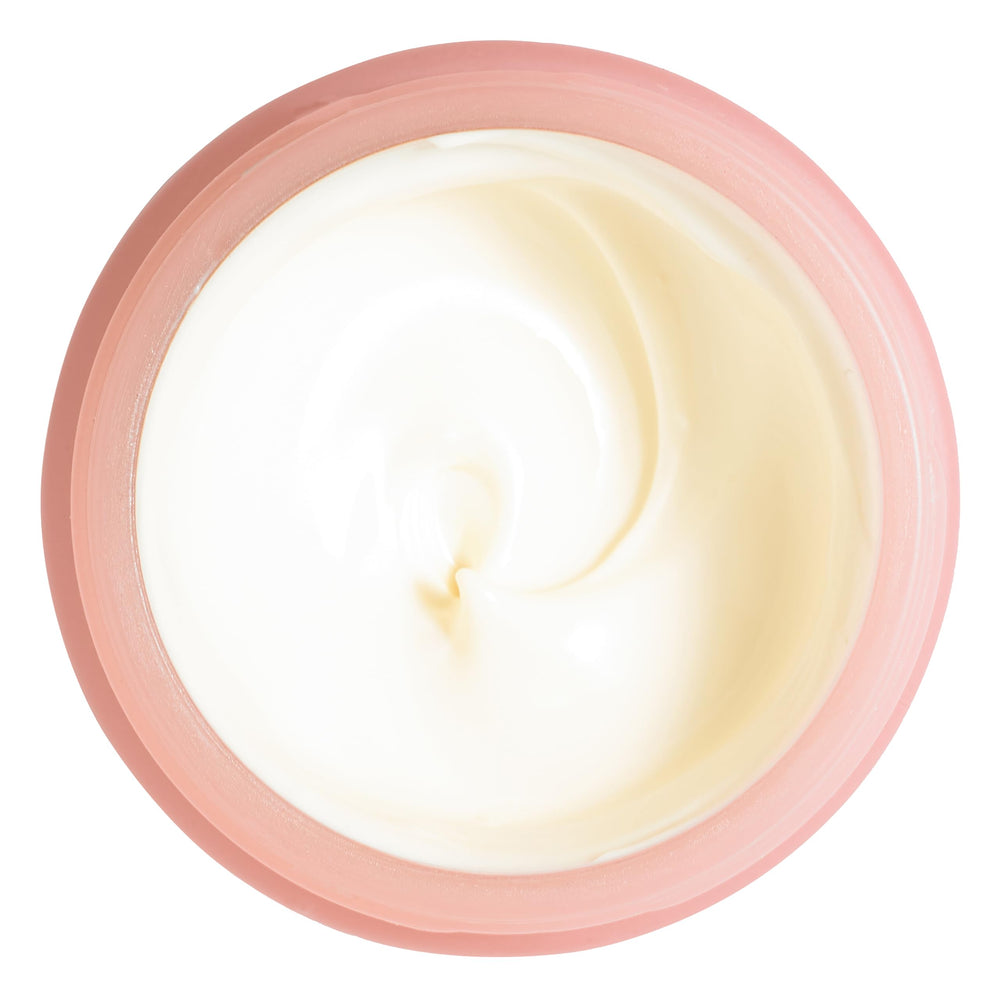 MZ SKIN The Light Moisturiser tube close-up shows a smooth, fragrance-free cream for daily use.
