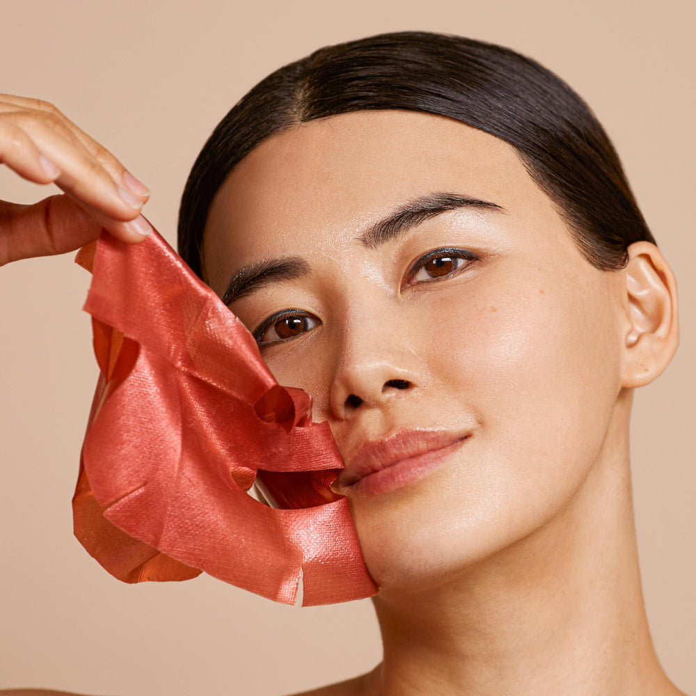 Mz Skin Vitamin-Infused Meso Face Mask application steps preview for easy routine