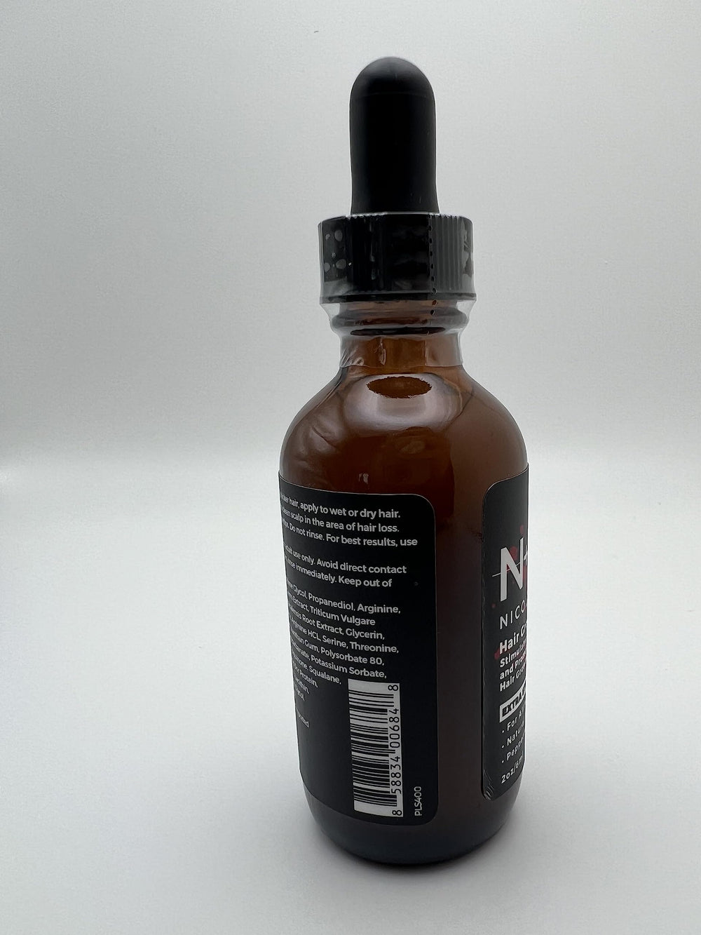 N+B Hair Serum being applied twice daily in routine shot.