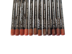 Nabi lip liner pencils provide varied shades for precise shape and feather control.
