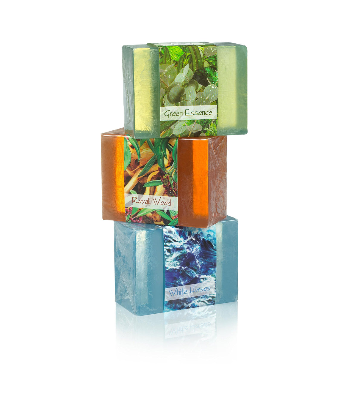 Nabila K Green Essence glycerin soap bar delivers gentle hydration for daily cleansing.