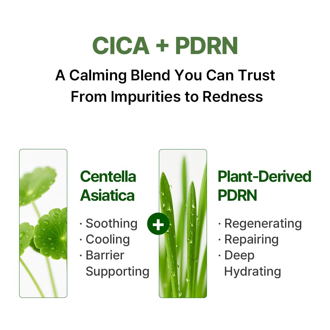 NACIFIC CICA PDRN First Toner clean formula packaging conveys fragrance-free design.
