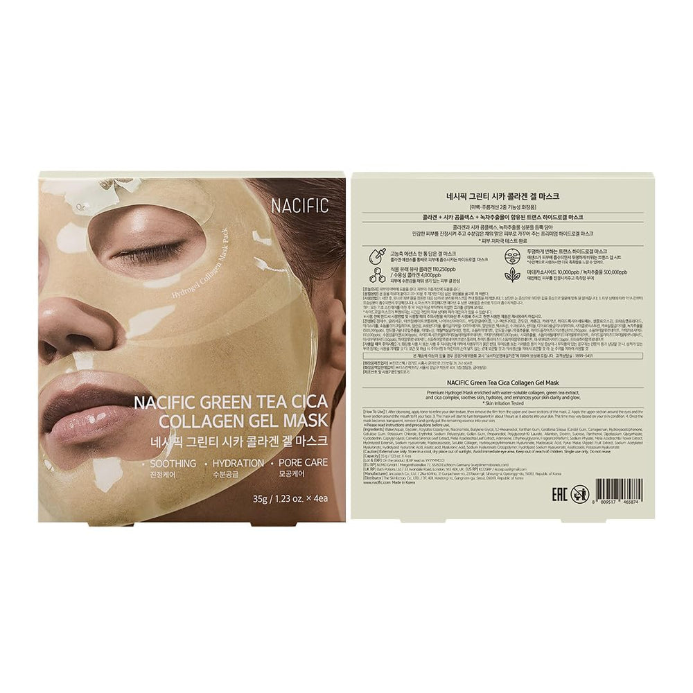 NACIFIC collagen gel mask worn overnight for lasting moisture and glow