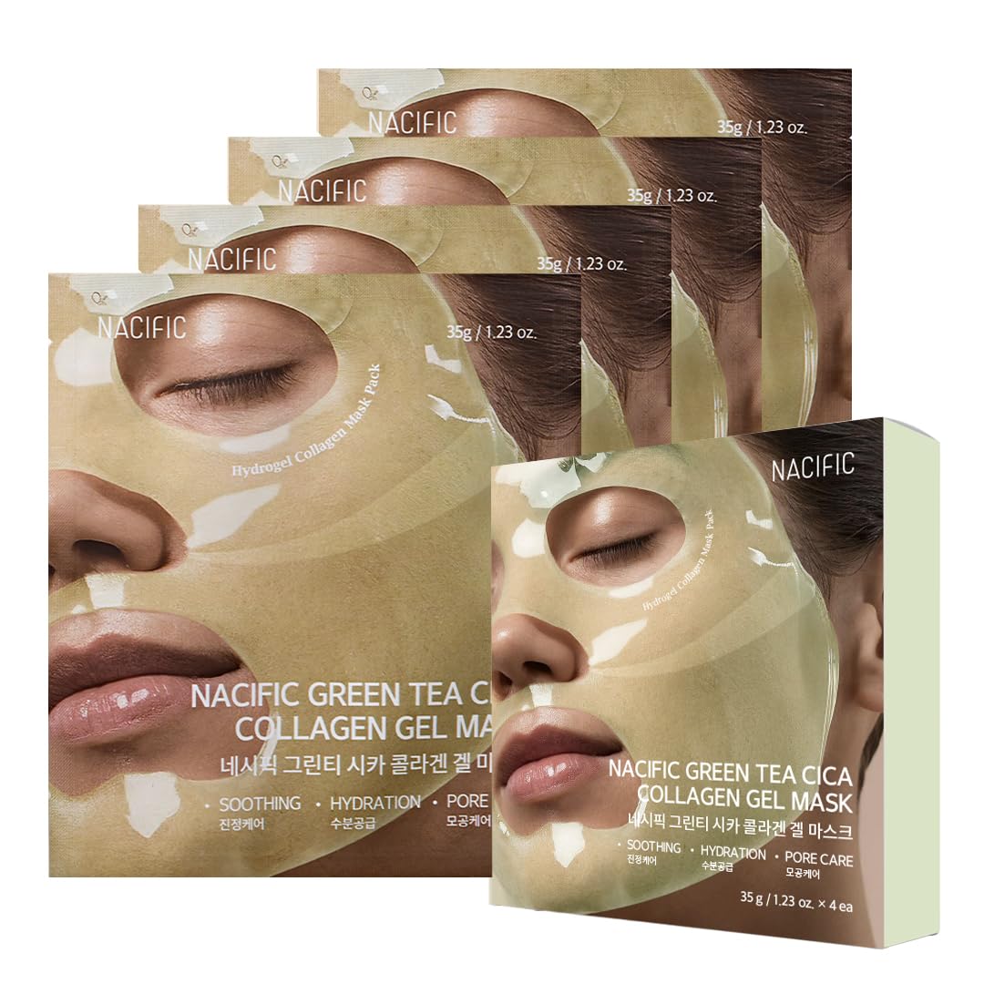 NACIFIC collagen gel mask packaging promotes a refreshing hydrating routine