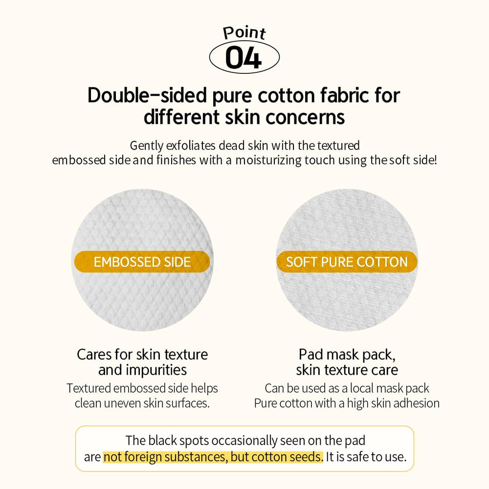 NACIFIC Fresh Herb Origin cotton pad dual-sided design for balanced skincare routine.