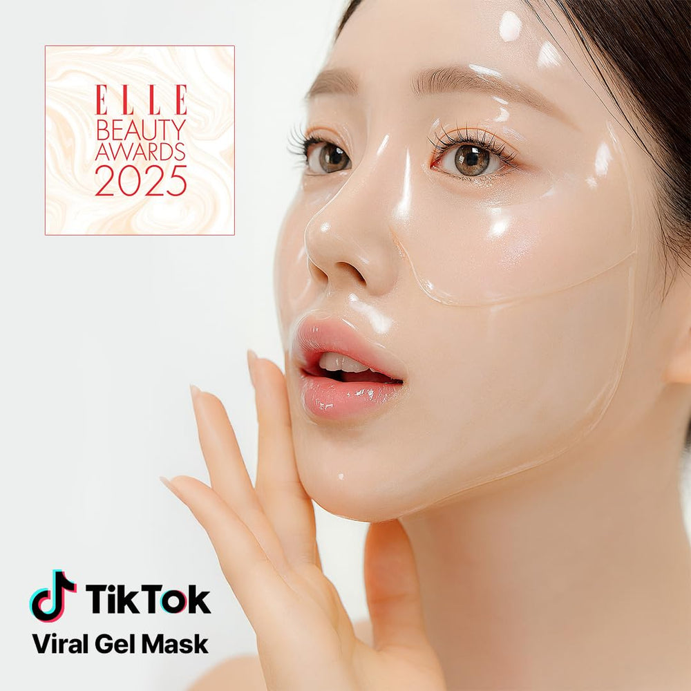 NACIFIC Rice Pepta Collagen Gel Mask being applied for instant hydration