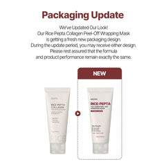 NACIFIC Rice Pepta Collagen mask outer sheet in wrapper ready for even application.