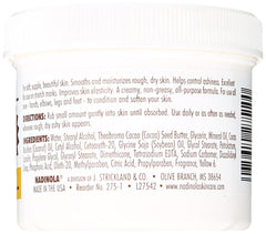 Nadinola Cocoa Butter Cream texture on skin, ideal for hands and elbows.