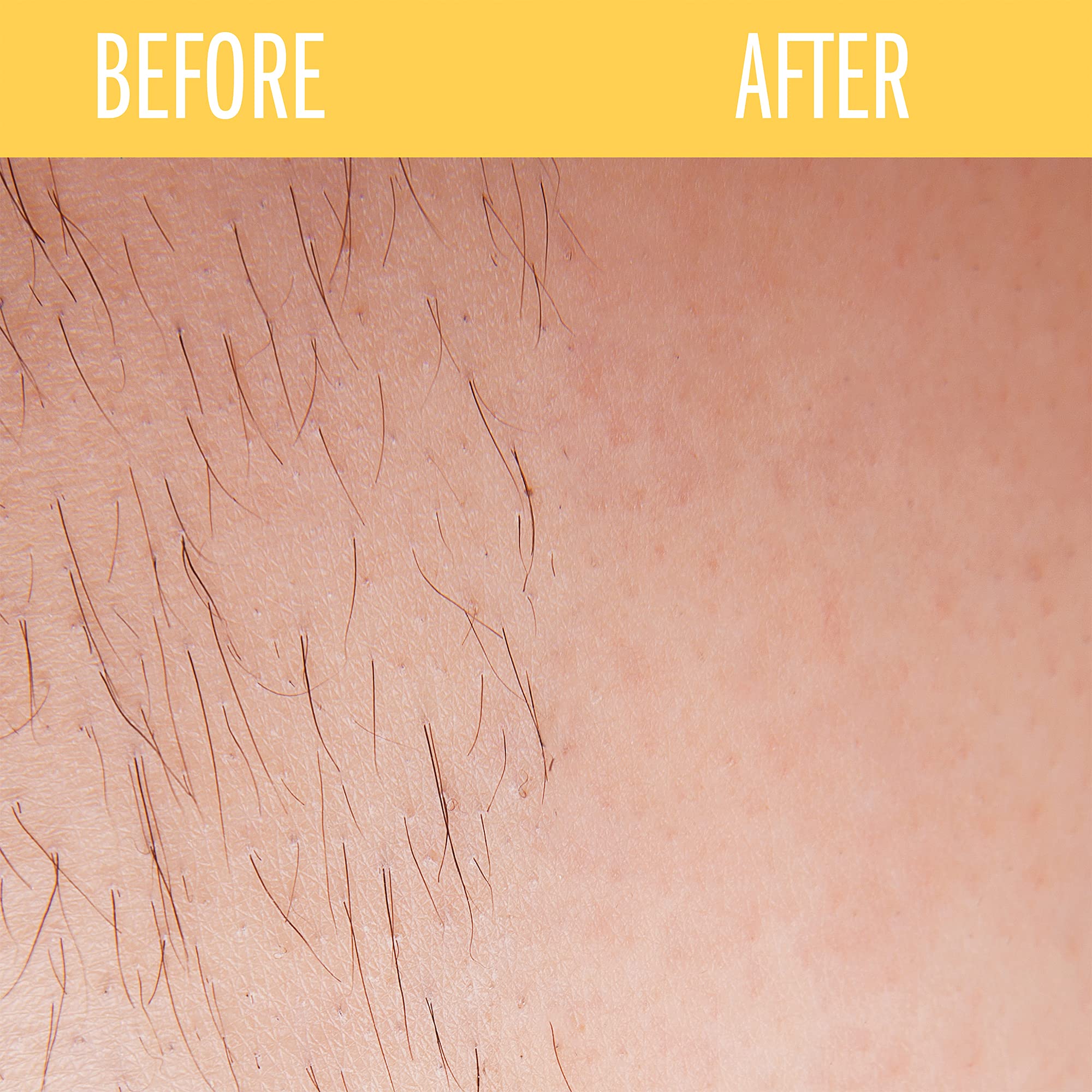 Hydrated, smooth skin after use thanks to shea and cocoa butter.