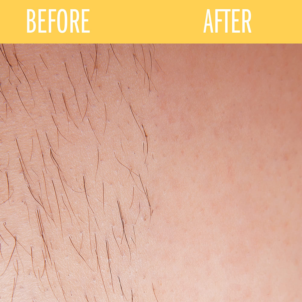 Hydrated, smooth skin after use thanks to shea and cocoa butter.