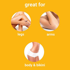 Applying on legs for efficient removal in around four minutes.